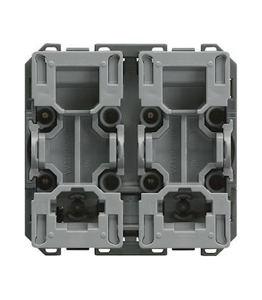 Bouton-poussoir pour volet roulant Hager Gallery 2 modules