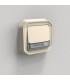 Poussoir NO-NF lumineux porte-étiquette Plexo complet encastré sable / Legrand (X5)