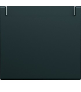 Enjoliveur pour interrupteur à carte hôtel Hager Gallery night Noir