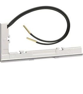 Bande lumineuse Hager gallery pour plaque 1 poste 230V BLANC pure