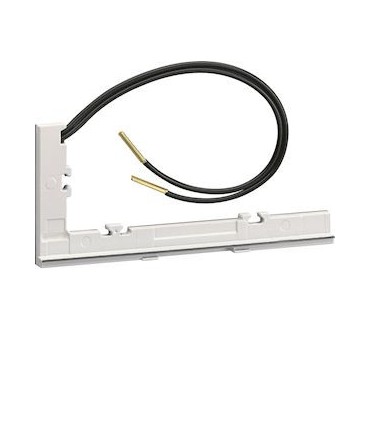 Bande lumineuse Hager gallery pour plaque 1 poste 230V BLANC pure