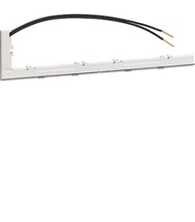 Bande lumineuse Hager Gallery pour plaque 2 postes 230V Blanc pure