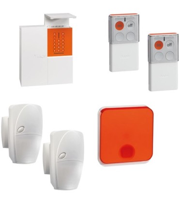 Pack Alarme Sécurité Radio SEPIO HAGER avec Sirène Extérieure