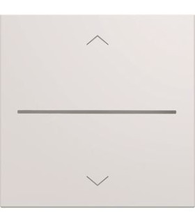 Enjoliveur pour mécanisme Hager gallery pour volet roulant connecté blanc pure