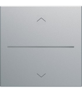 Enjoliveur de mécanisme volet roulant connecté Hager gallery titane