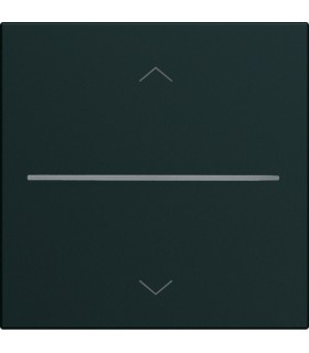 Enjoliveur de mécanisme volet roulant connecté Hager gallery noir night