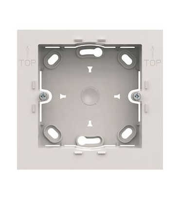 Boite saillie 1 poste Hager gallery  Blanc pure