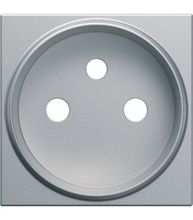 Enjoliveur prise de courant renovation Hager gallery titane