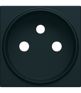 Enjoliveur prise de courant rénovation Hager gallery noir night