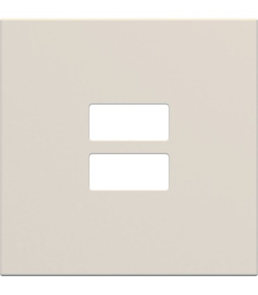 Enjoliveur pour chargeur double USB HAGER Gallery dune beige
