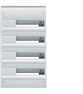 Coffret Hager Gamma 18, 4 rangées, 72 modules