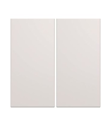 Enjoliveur interrupteur Gallery Hager à tirage blanc pure