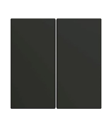 Enjoliveur interrupteur Gallery Hager à tirage night noir