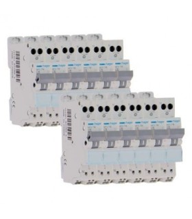 Lot de 12 disjoncteurs Hager 16A 3Ka Courbe C bornes automatiques
