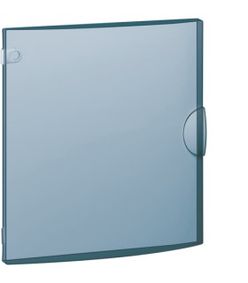 Porte transparente pour coffret HAGER Gamma 18 GD218A, 2 rangées 36 modules