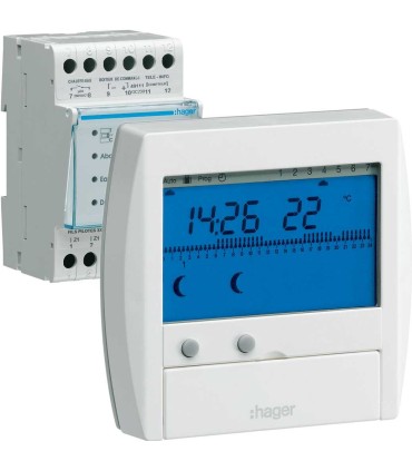 GESTIONNAIRE D'ENERGIE HAGER CONFORT 2 ZONES sur 7Jours