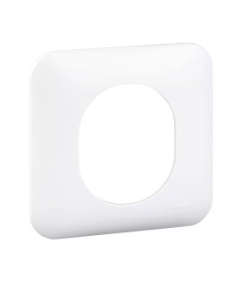 Plaque 1 Poste Schneider Electric Ovalis