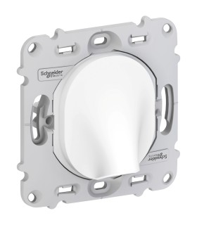 Sortie de câble Schneider Ovalis 16A ø 6 à 12mm blanc sans plaque