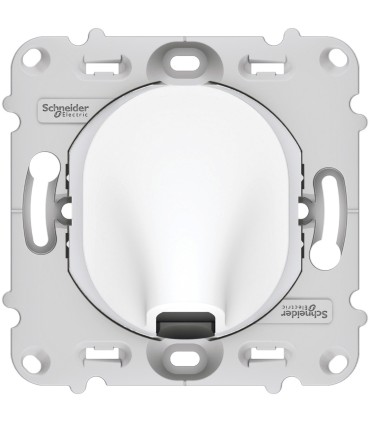 Sortie de câble Schneider Ovalis 16A ø 6 à 12mm blanc sans plaque