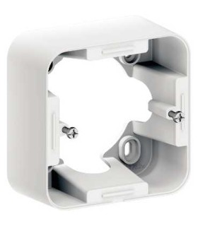 Cadre Saillie Schneider Electric Ovalis 1 poste blanc