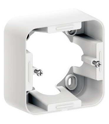 Cadre Saillie Schneider Electric Ovalis 1 poste blanc