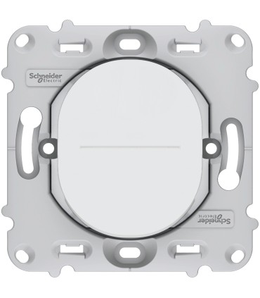 Va et Vient 10AX Schneider Electric Ovalis sans Plaque, Blanc Ral 9003