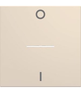 Enjoliveur interrupteur gallery marquage 0-1 a voyant 2 modules dune / Hager