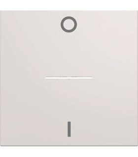 Enjoliveur interrupteur gallery marquage 0-1 a voyant 2 modules pure / Hager