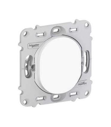 OBTURATEUR Schneider Ovalis Blanc, sans plaque
