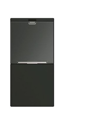 Enjoliveur interrupteur gallery avec porte-étiquette 1 module night / Hager