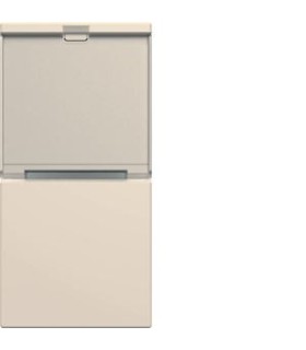 Enjoliveur interrupteur gallery avec porte-étiquette 1 module dune / Hager