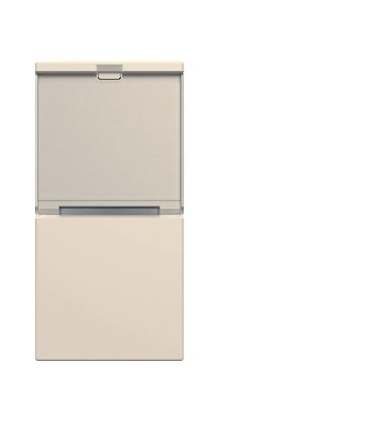 Enjoliveur interrupteur gallery avec porte-étiquette 1 module dune / Hager