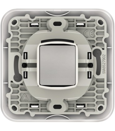 Prise TV Simple Schneider Electric Ovalis + Plaque- Blanc