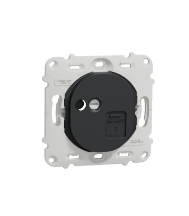 Prise RJ45 Cat.6UTP - téléphone/informatique Ovalis - sans plaque - Anthracite