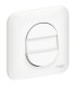 Poussoir Porte-Etiquette Schneider Electric Ovalis 10A + Plaque Blanc
