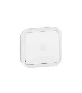 Interrupteur temporisé lumineux Plexo composable blanc / Legrand