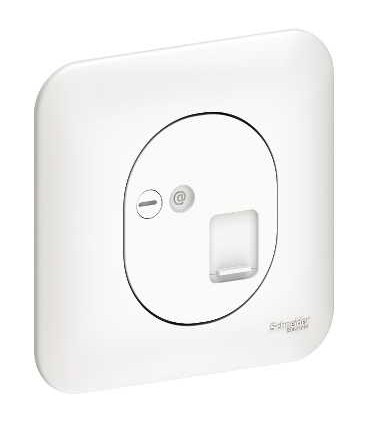 RJ45 CAT6 STP Ovalis Multimédia VDI Grade 3 + Plaque - Blanc