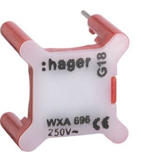 Voyant pour interrupteur gallery 230V rouge / Hager