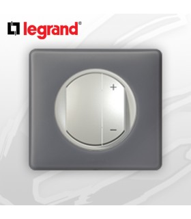 Interrupteur Variateur complet Legrand Céliane Schiste Poudré (400W)