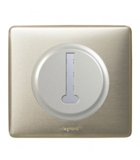 Prise téléphone 8 contacts Legrand céliane complète titane