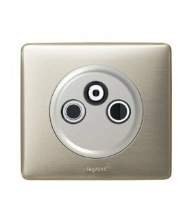 Prise TV R SAT Legrand Céliane complète titane