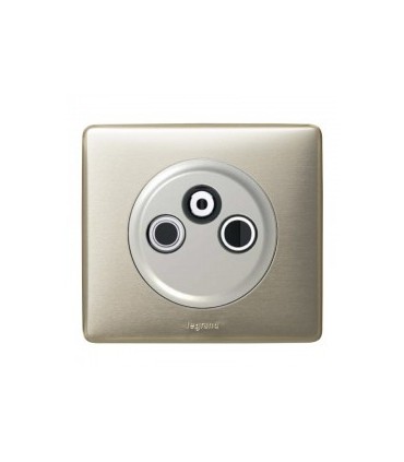 Prise TV R SAT Legrand Céliane complète titane