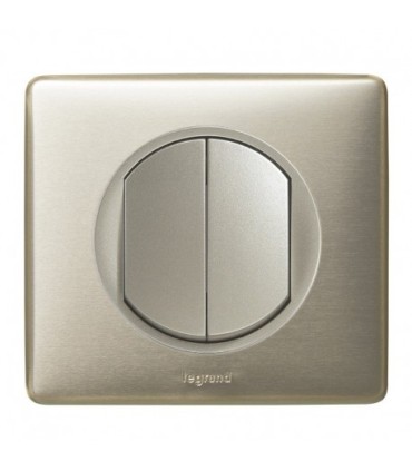 Va et vient + Poussoir inverseur Céliane complet titane