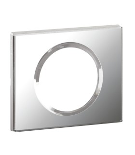 PLAQUE Céliane 1 poste VERRE MIROIR