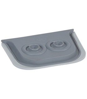 Embout à membrane Plexo 2 sorties Ø16mm maximum gris