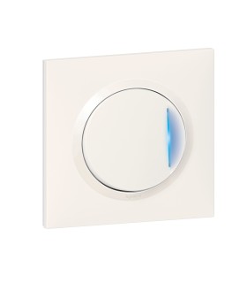 Interrupteur ou va-et-vient voyant témoin Dooxie Blanc - Complet / Legrand