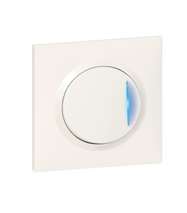 Interrupteur ou va-et-vient voyant témoin Dooxie Blanc - Complet / Legrand