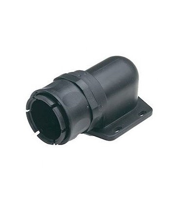 Socle 90° pour conduit flexible RTA polyamide Ø42 - ISO 50