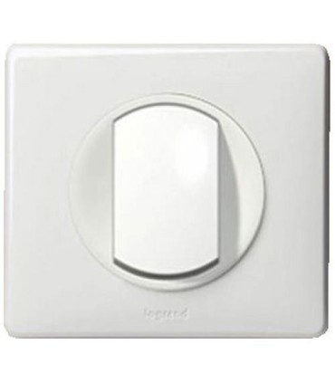 Interrupteur ou Va et vient 10A blanc complet avec support Legrand celiane