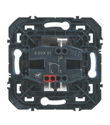 Interrupteur ou va-et-vient dooxie 10A 250V~ blanc emballage blister